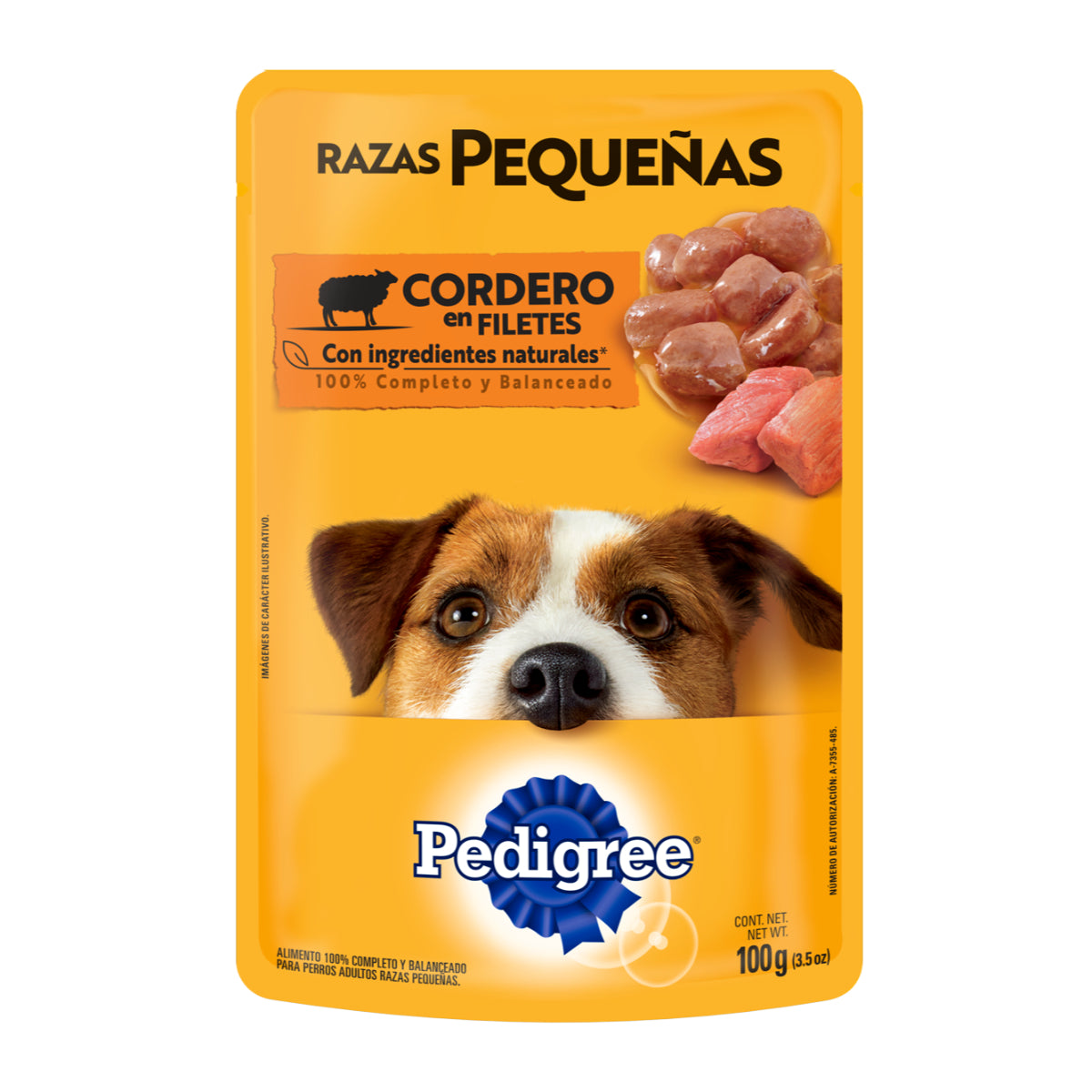 MASC PEDIGREE RAZAS PEQ CORDERO 12/100GR