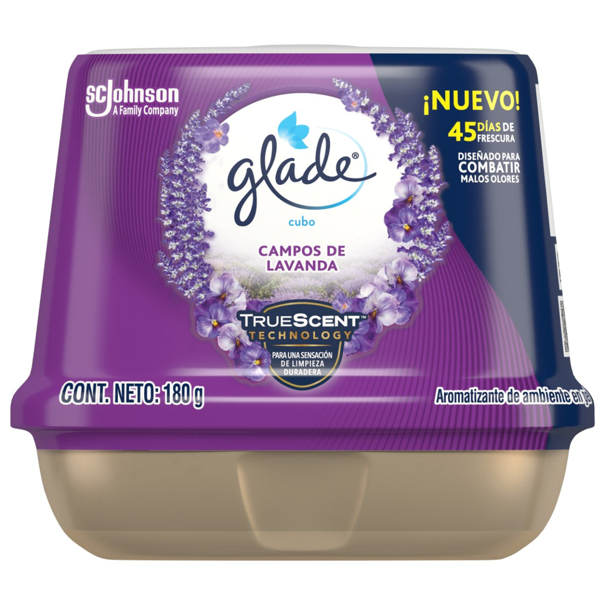 AR GLADE CUBO CAMPOS DE LAVANDA 12/180GR