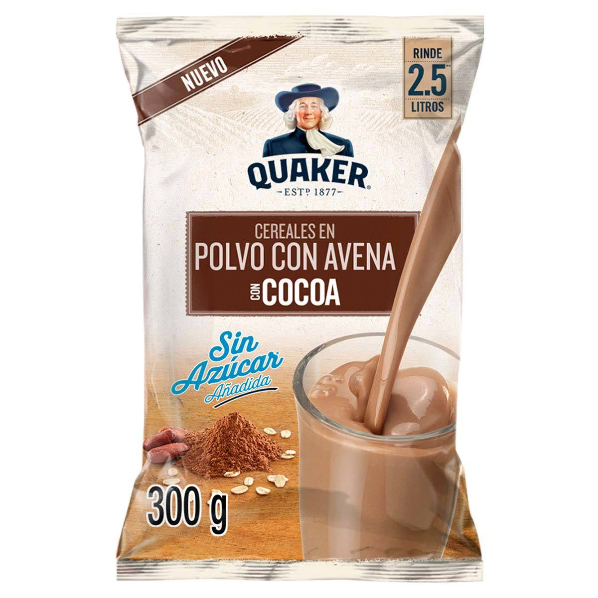 CER QUAKER AVENA CON COCOA18/300GR