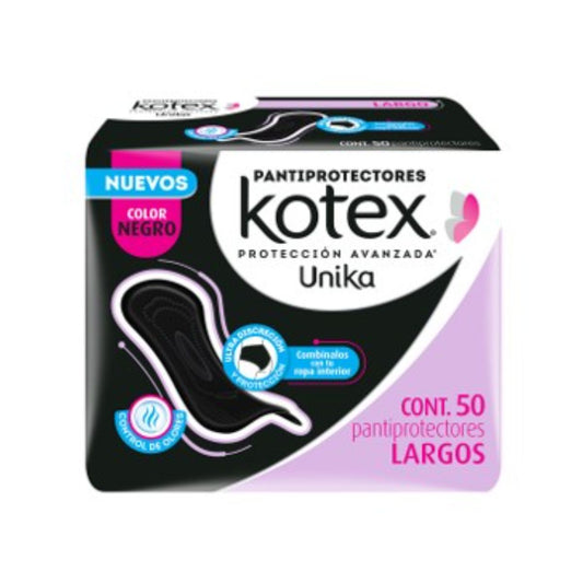 TF PANTY KOTEX UNIKA COLOR NEGRO 20/50PZ