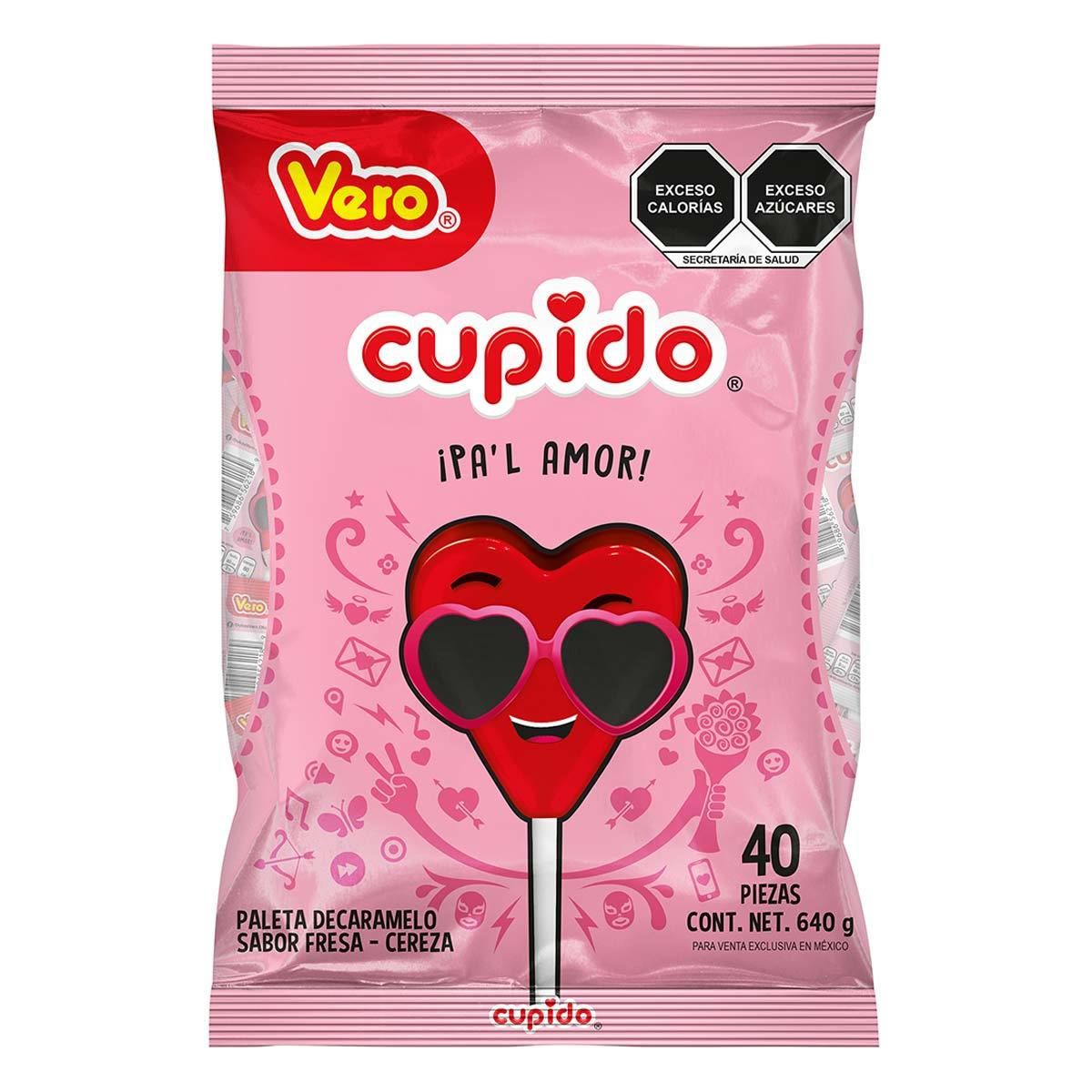 DL PAL VERO CUPIDO FRESA/CEREZA 40PZ