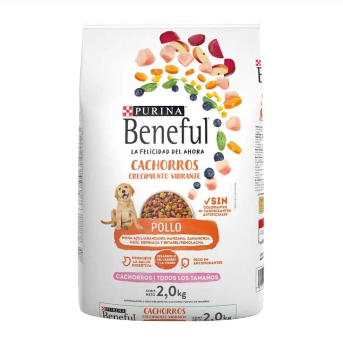 MASC BENEFUL CACHORRO POLLO2KG