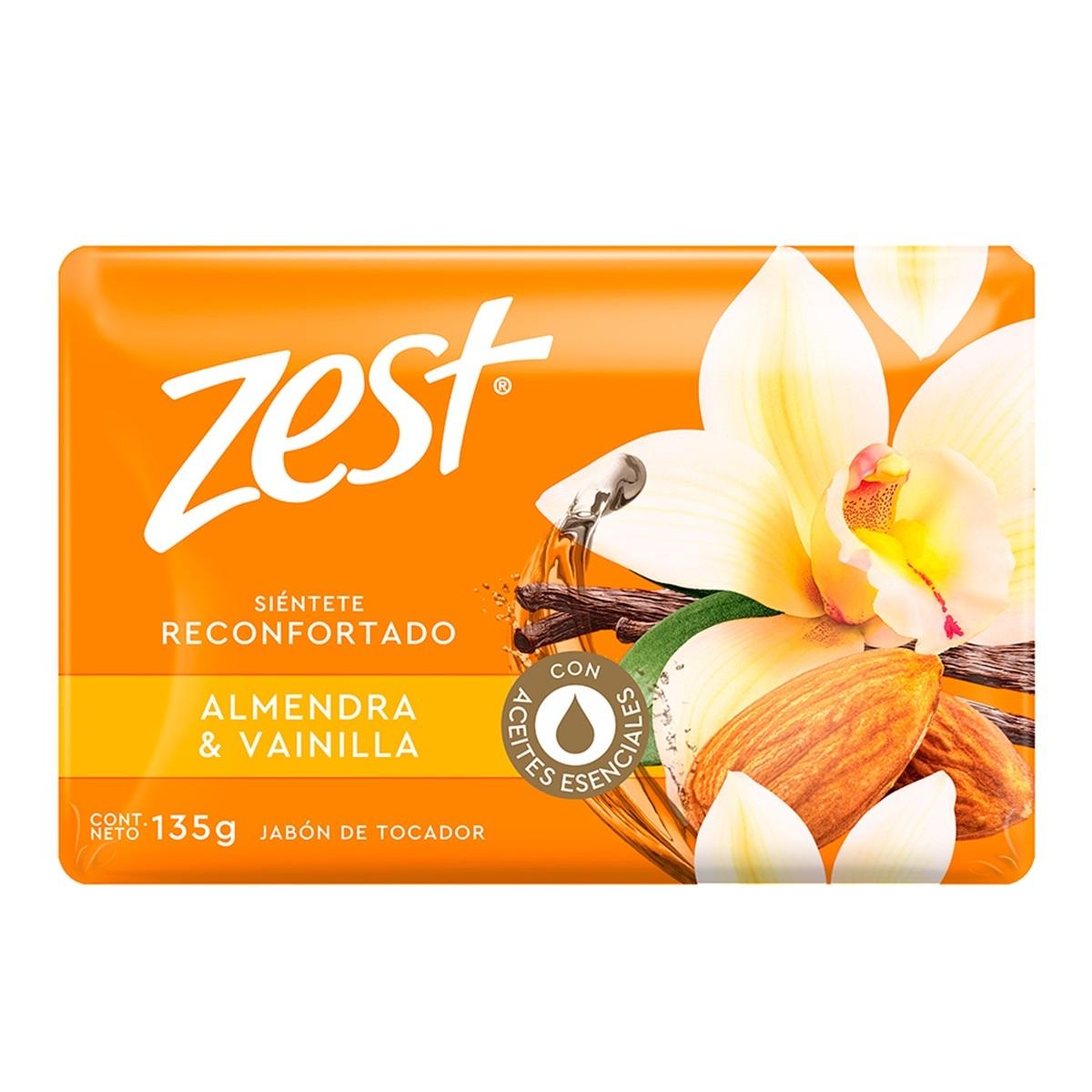 JT ZEST ALMENDA Y VAINILLA72/135GR