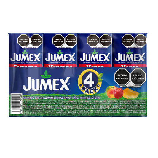 JUG JUMEX 4PACK MINI SURTIDO10/4/250ML