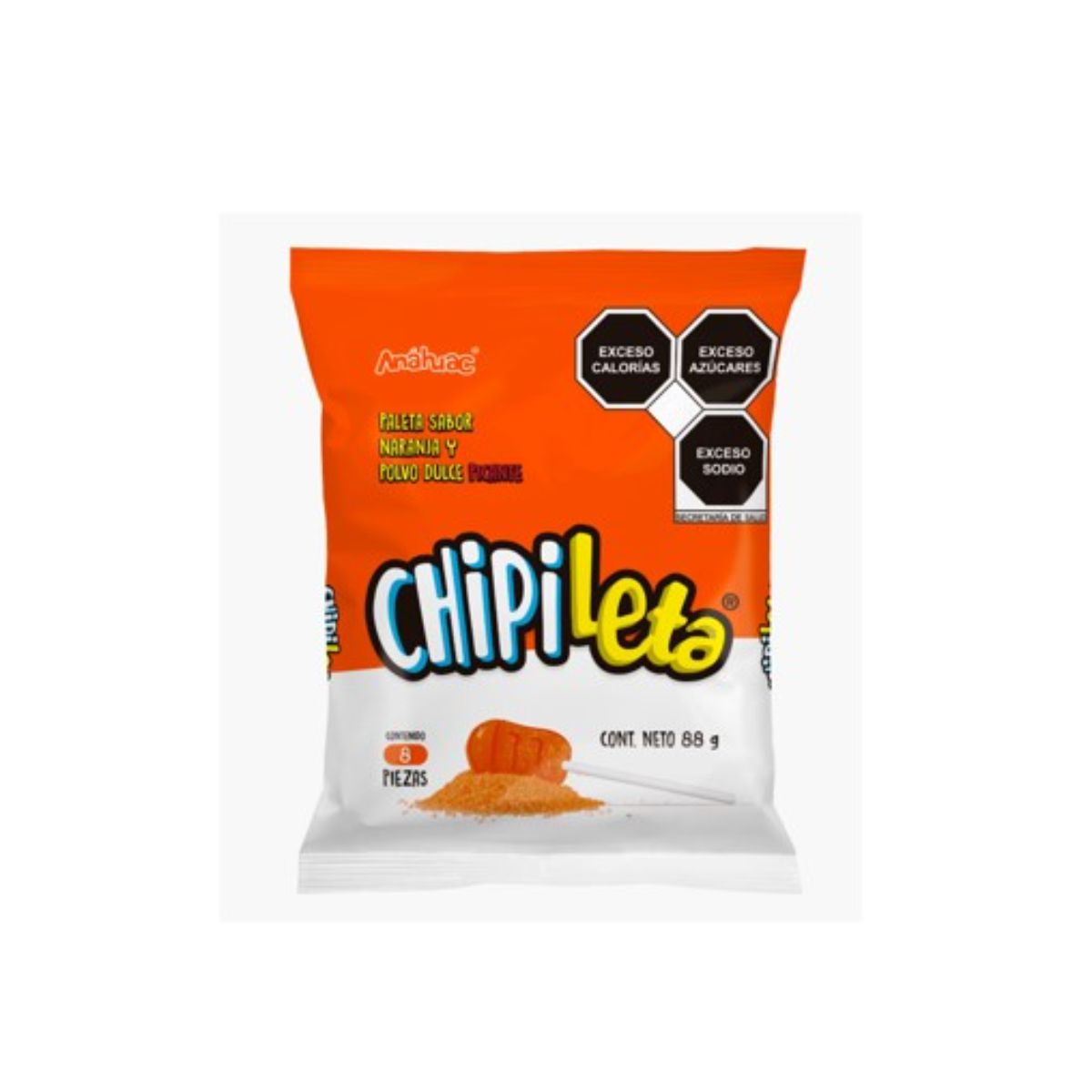 DL PAL CHIPILETA NARANJA24/8PZ