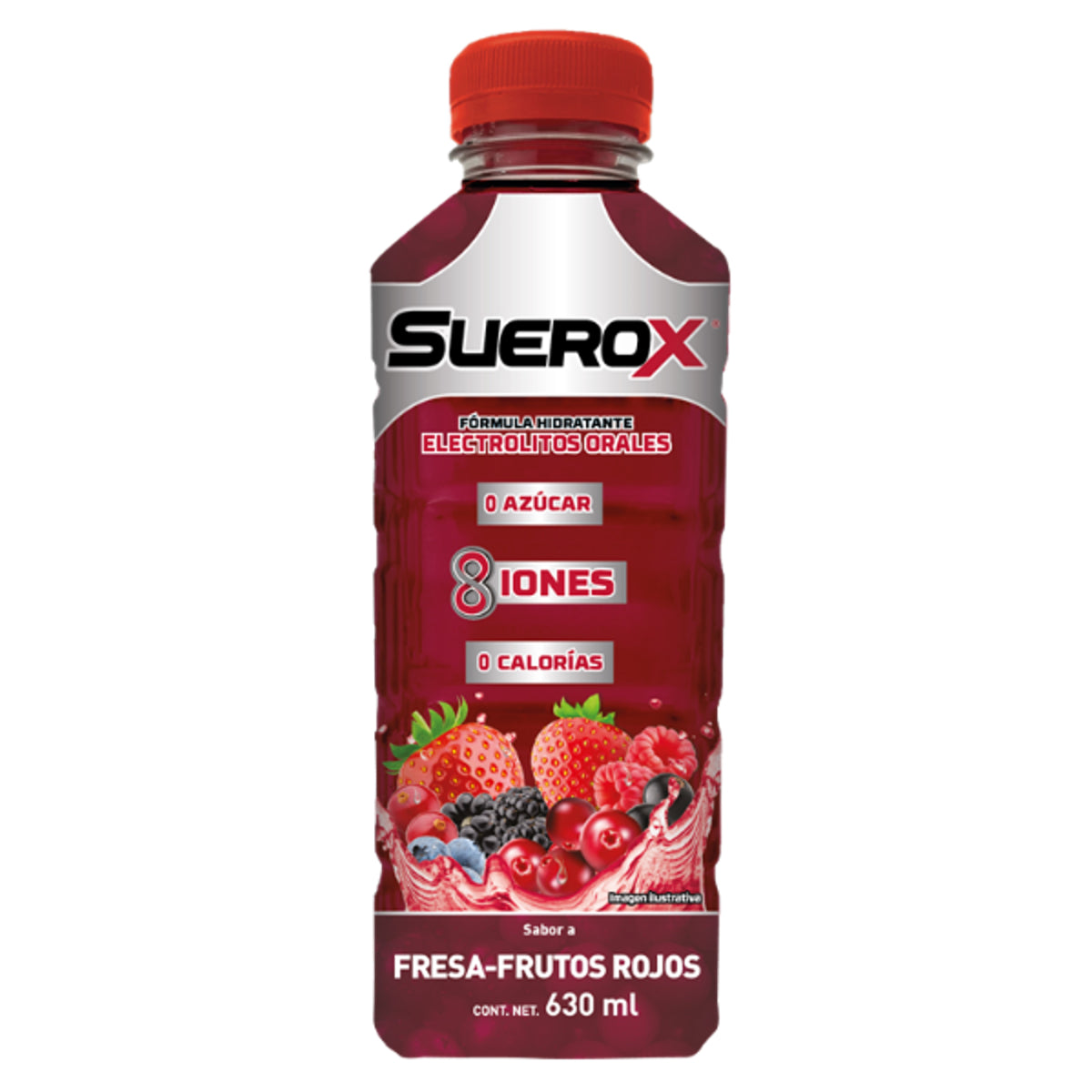 FAR SRO SUEROX FRESA/FRUTOS ROJ 12/630ML