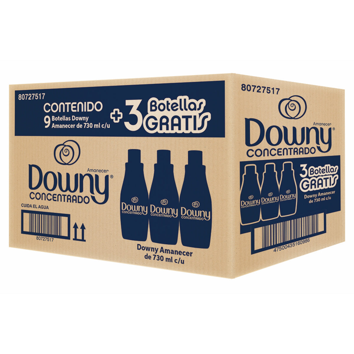 SV DOWNY 5EN1 AMANECER+3PZ 9/730ML