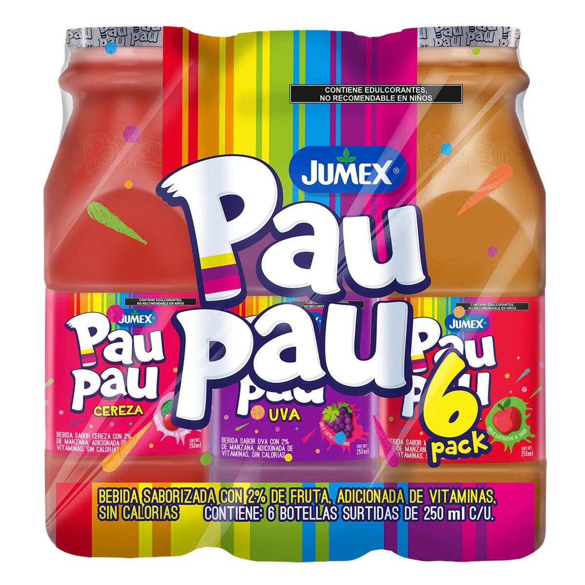 JUG PAU PAU SURTIDO4/6/250ML