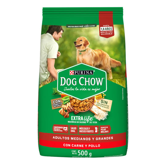 MASC DOG CHOW ADU RAZAS MED/GDE 24/500GR