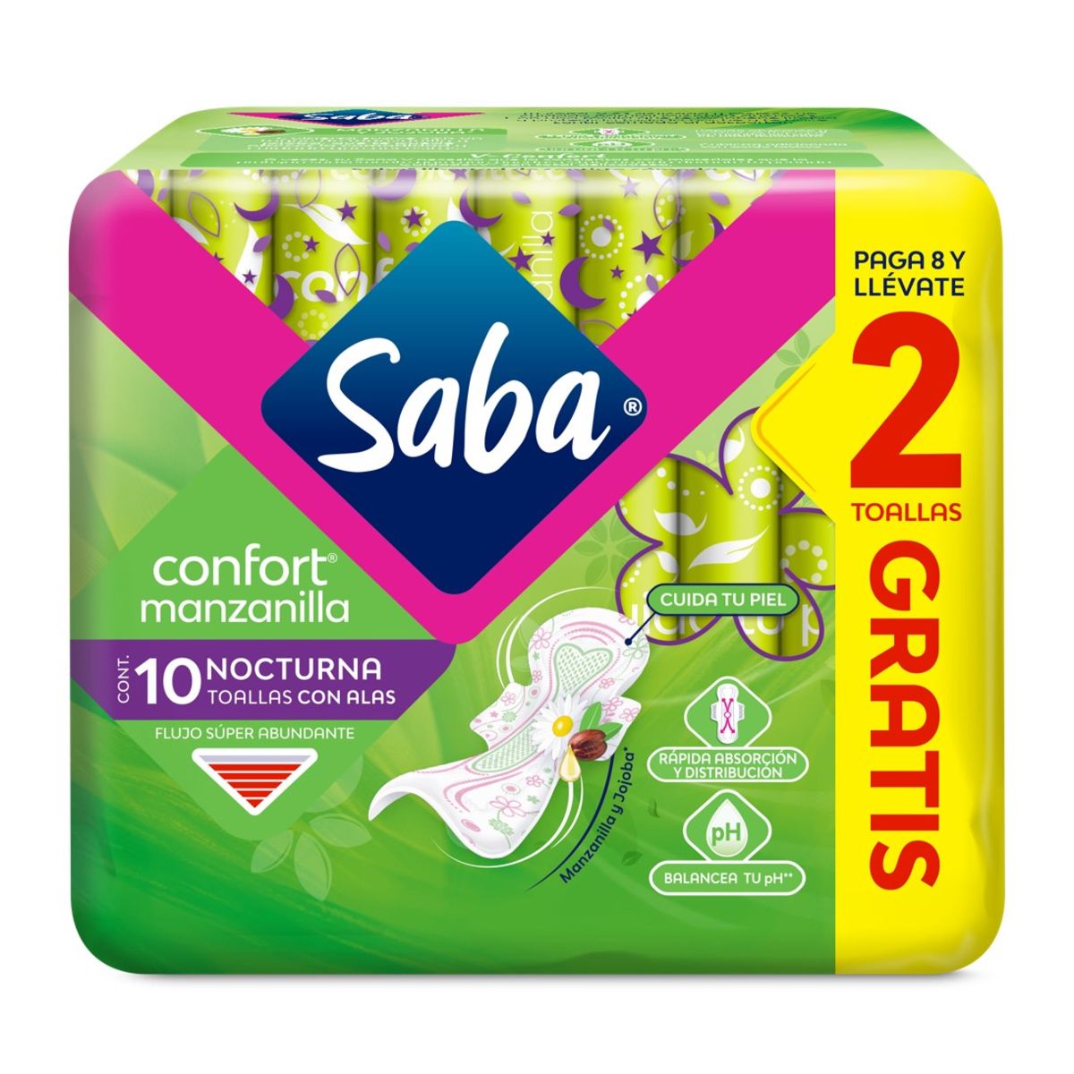 TF SABA CONFORT NOCT/MANZ C/A+2PZ 10/8PZ