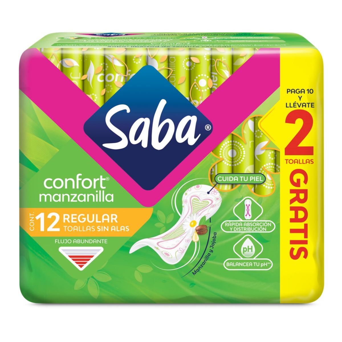 TF SABA CONFORT REGULAR S/A+2PZ10/10PZ