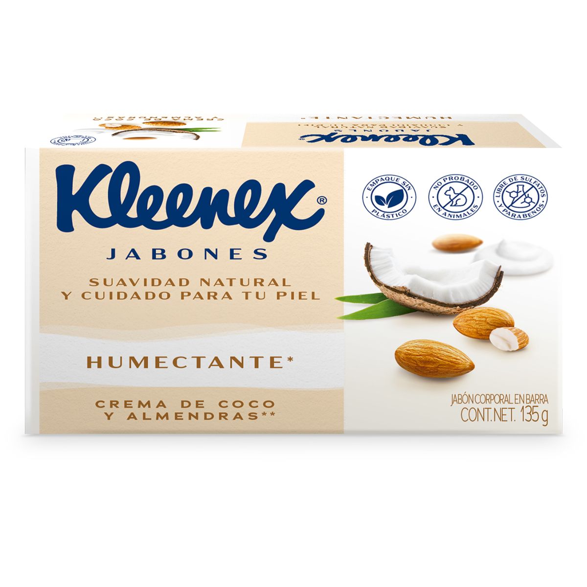 JT KLEENEX CREMA DE COCO/ALMEND 30/135GR