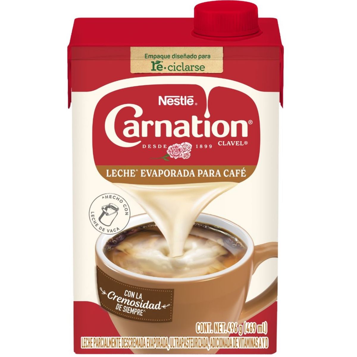 CAF CRE CARNATION ORIGINAL12/500ML