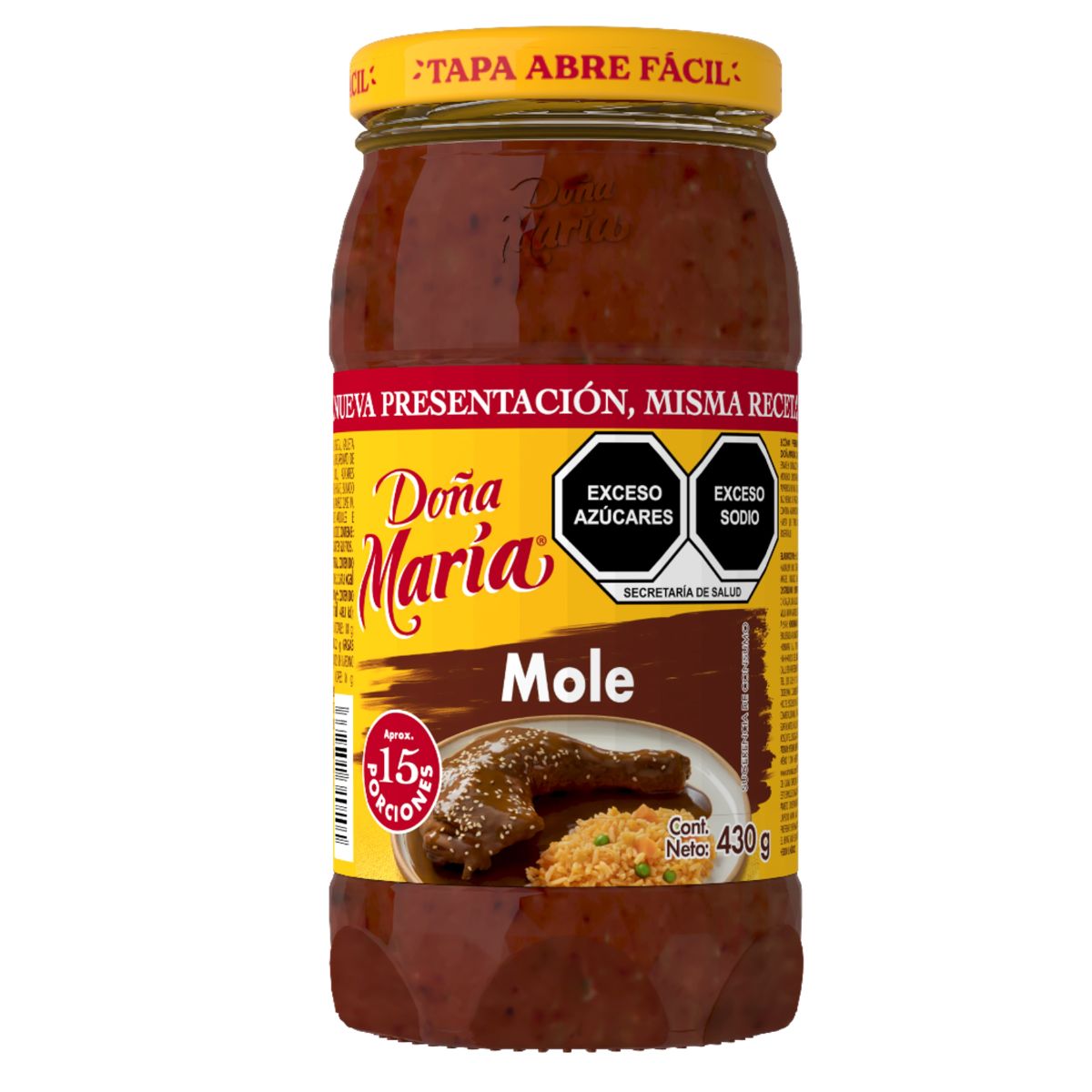 MOLE DOÑA MARIA VASO PASTA12/430GR