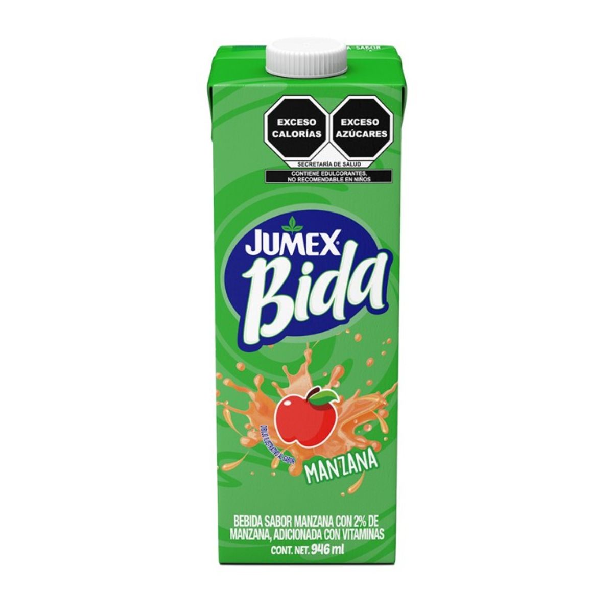 JUG JUMEX BIDA MANZANA12/946ML