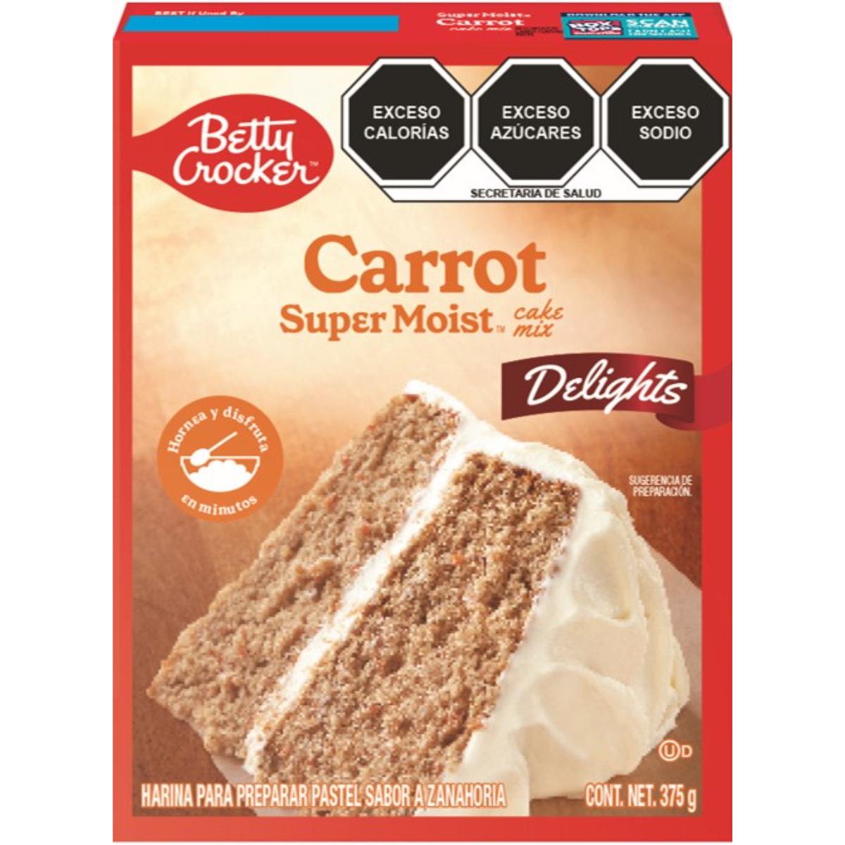 HAR PASTEL BETTY CROCKER ZANAHO 12/375GR