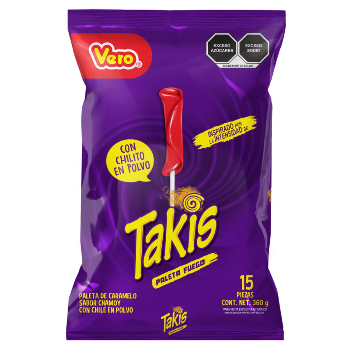 DL PAL VERO TAKIS FUEGO 15PZ