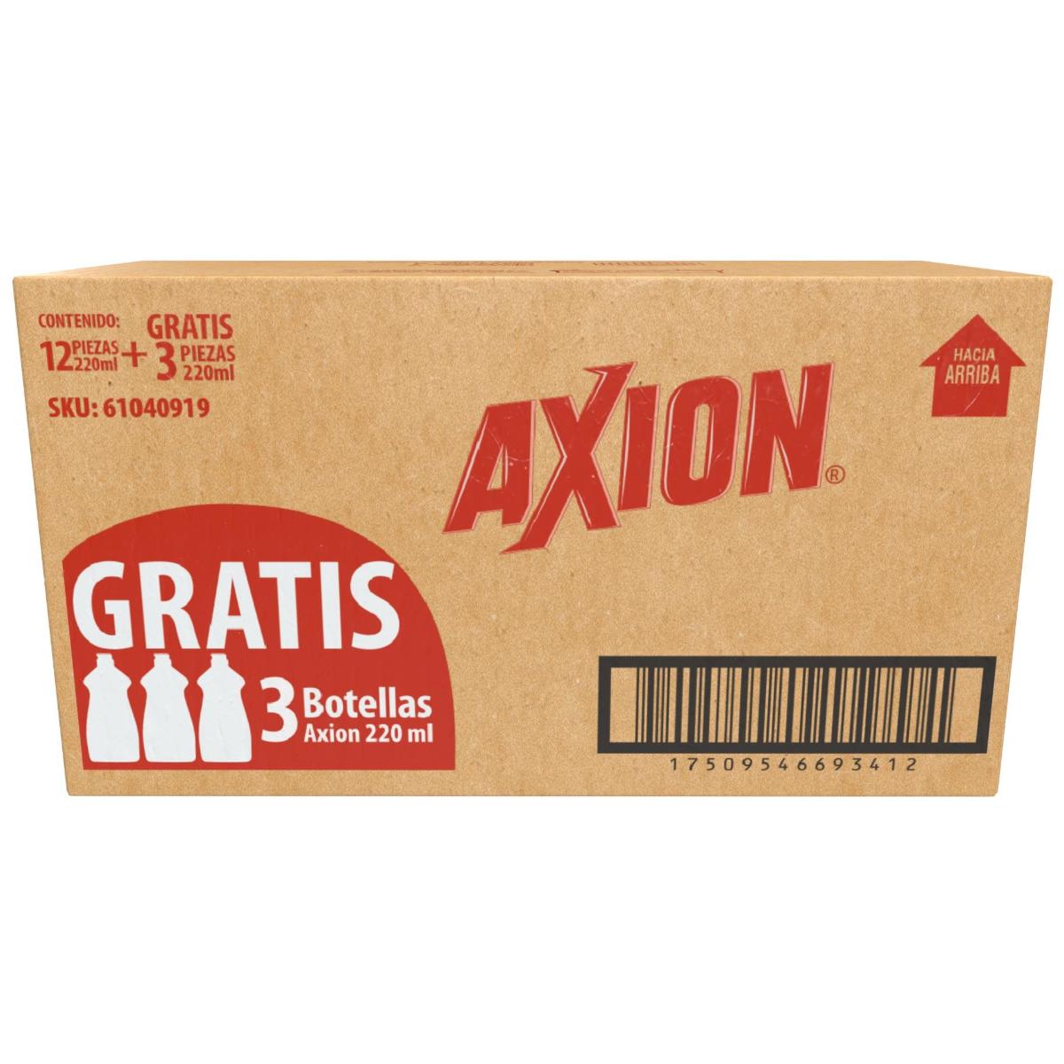 LT LIQ AXION LIMON+3PZ GRATIS 12/220ML