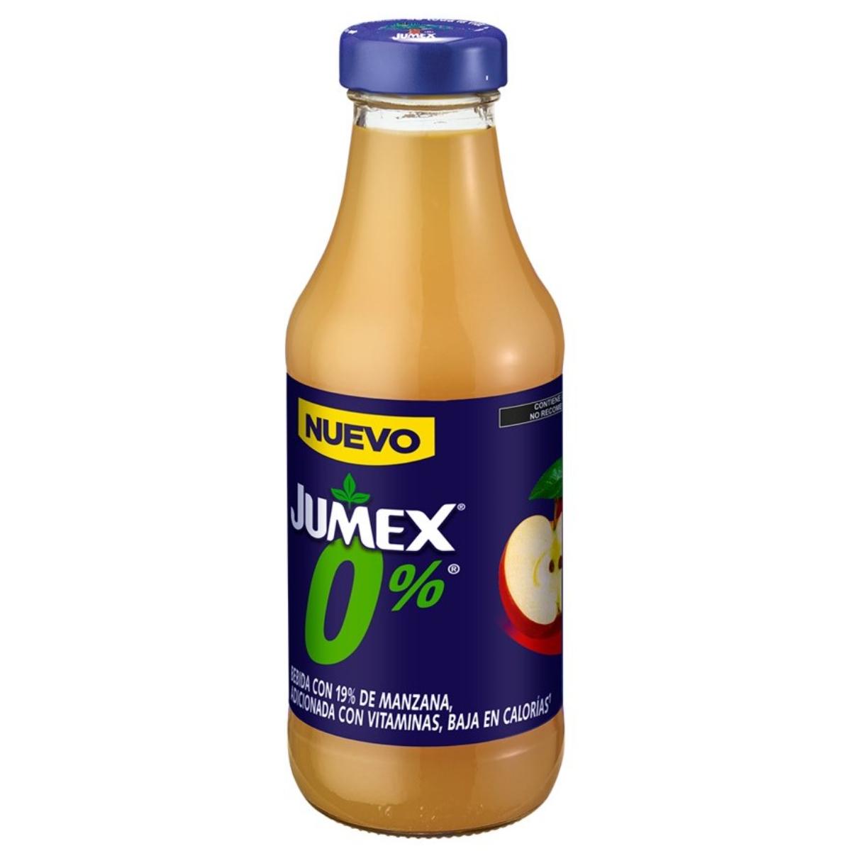 JUG JUMEX 0% MANZANA BOTELLA12/413ML