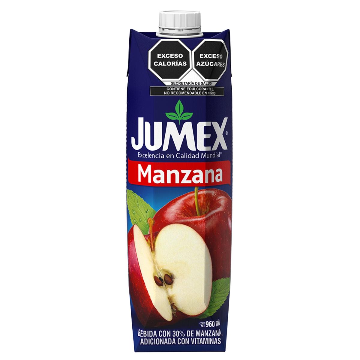 JUG JUMEX MANZANA PRISMA12/960ML