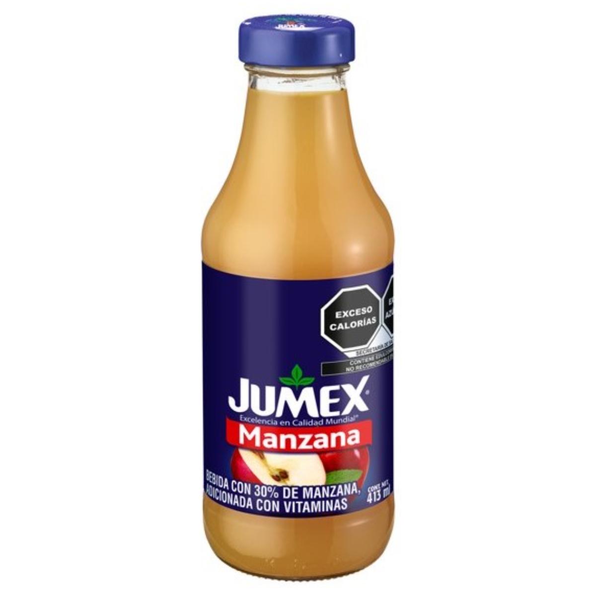 JUG JUMEX MANZANA BOTELLA 12/413ML