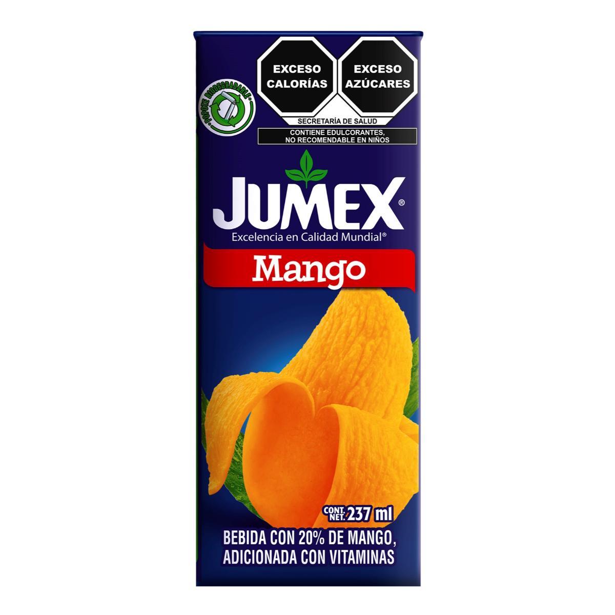 JUG JUMEX MINIBRIK MANGO24/237ML