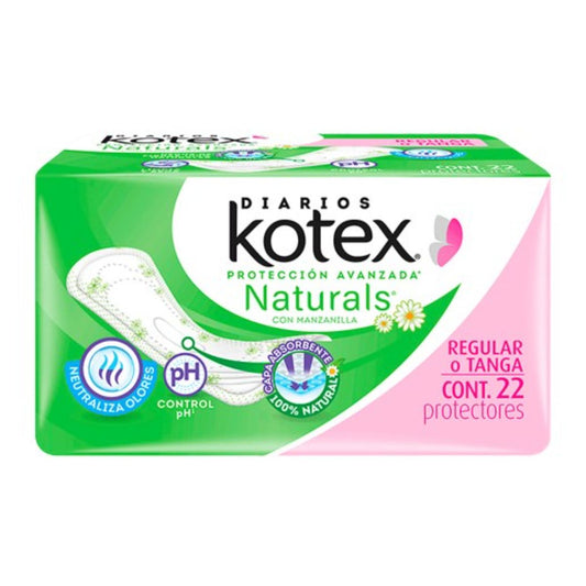 TF PANTY KOTEX NATURALS REGULAR14/22PZ