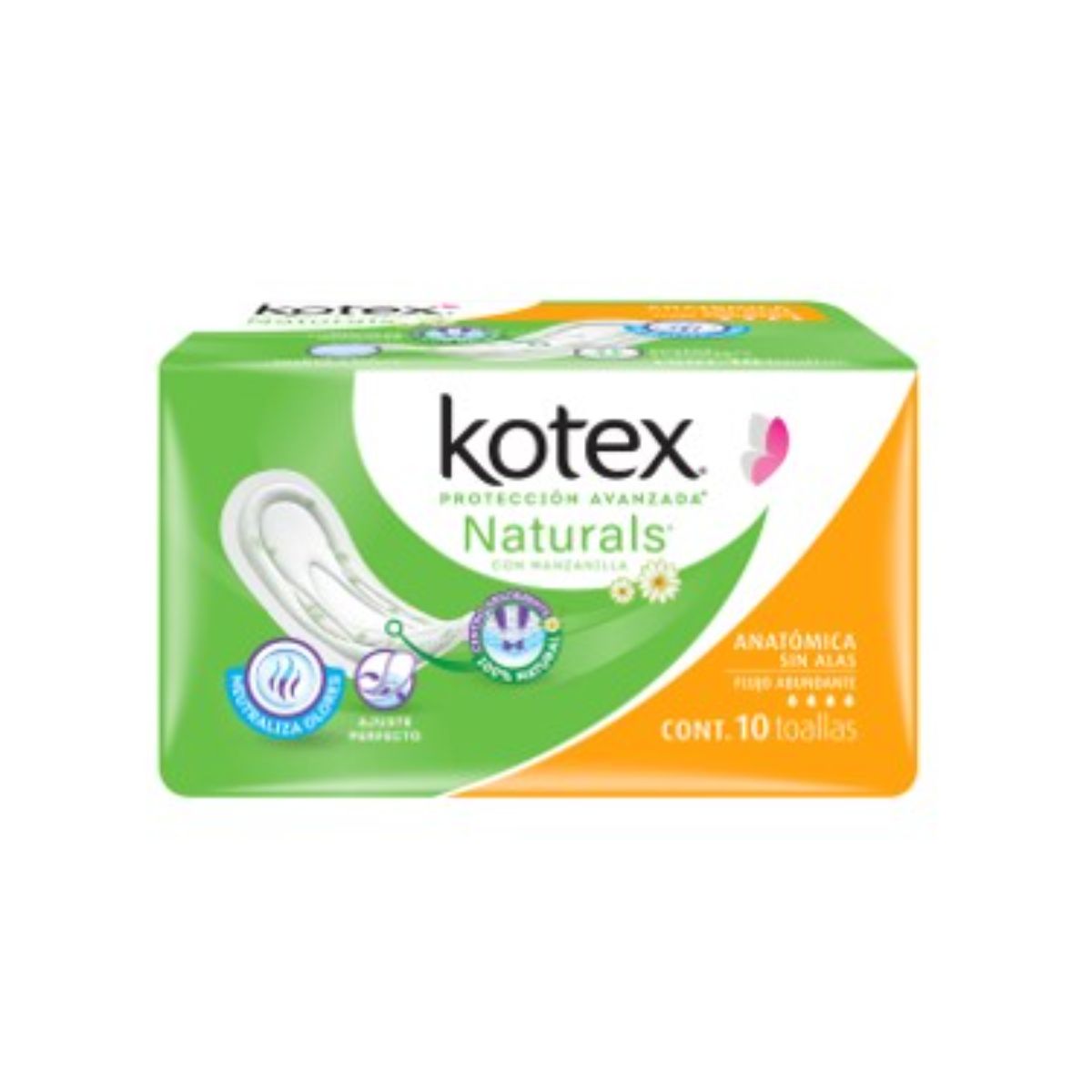 TF KOTEX MANZ ANATOMICA S/A10/10PZ