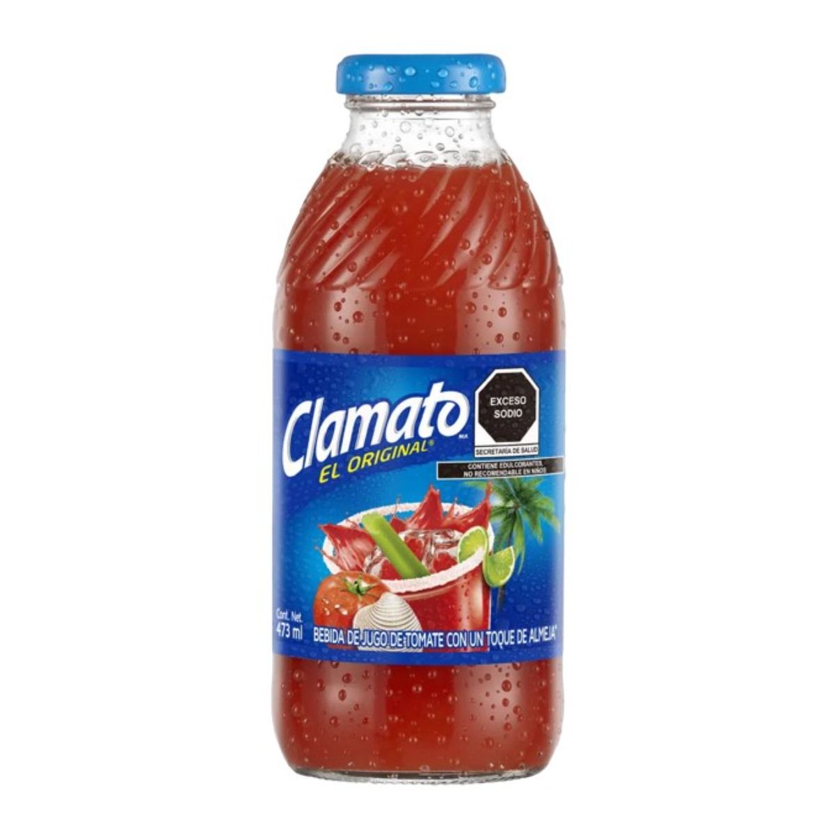 COCT CLAMATO TOMATE ALMEJA FCO12/473ML