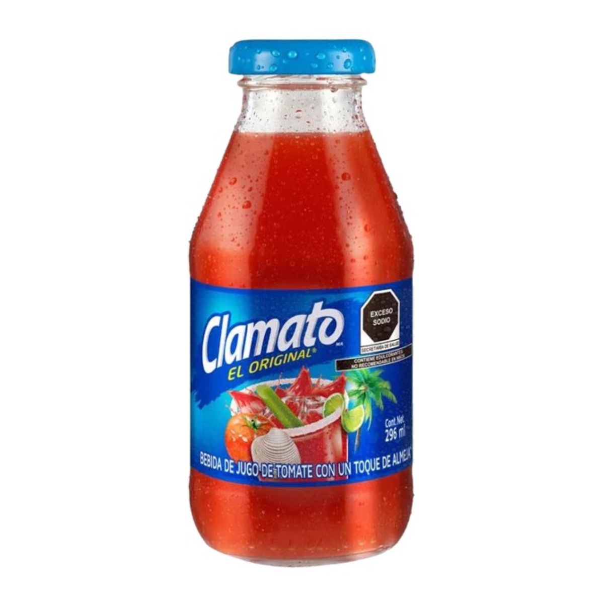 COCT CLAMATO TOMATE ALMEJA FCO24/296ML