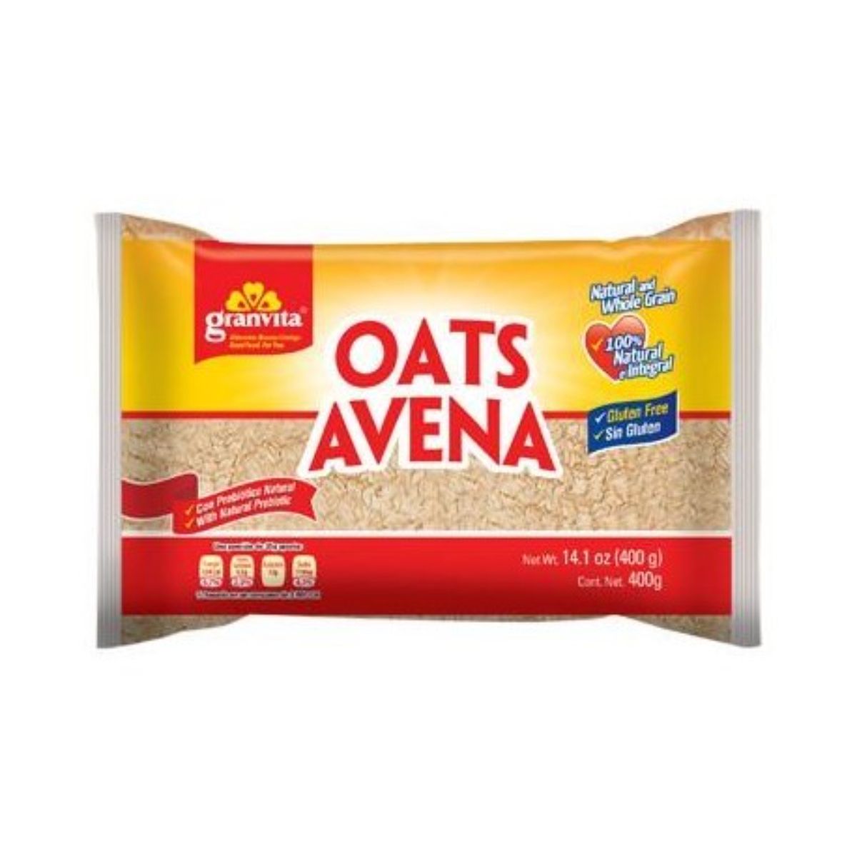 CER AVENA GRANVITA NATURAL BLS36/400GR