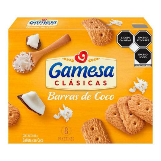 GALL GAMESA BARRAS DE COCO 845GR