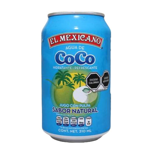 AGUA EL MEXICANO DE COCO24/310ML