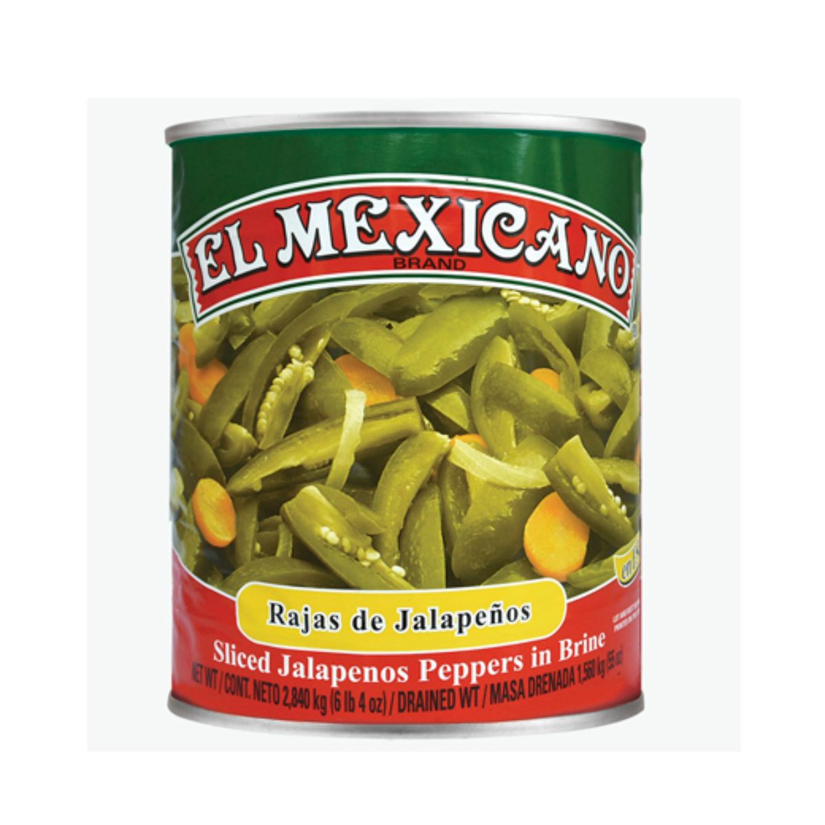 CH EL MEXICANO RAJAS VERDES6/2.8KG