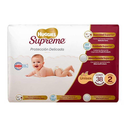 PÑ HUGGIES SUPREME P&N E2 UNISEX6/40PZ