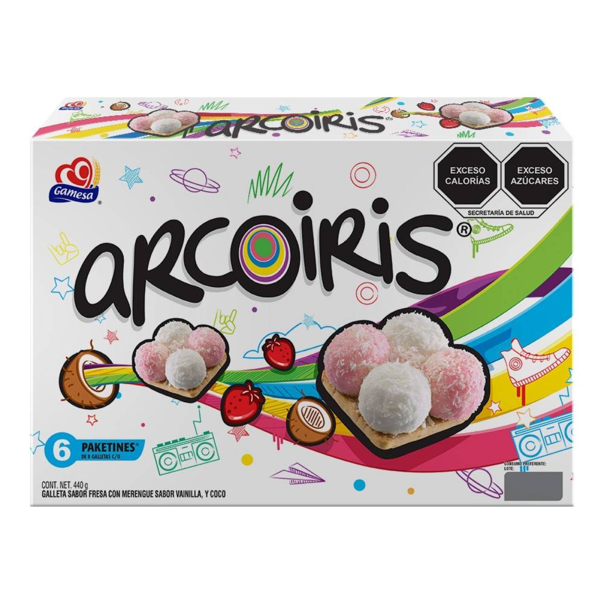 GALL GAMESA ARCOIRIS 670GR