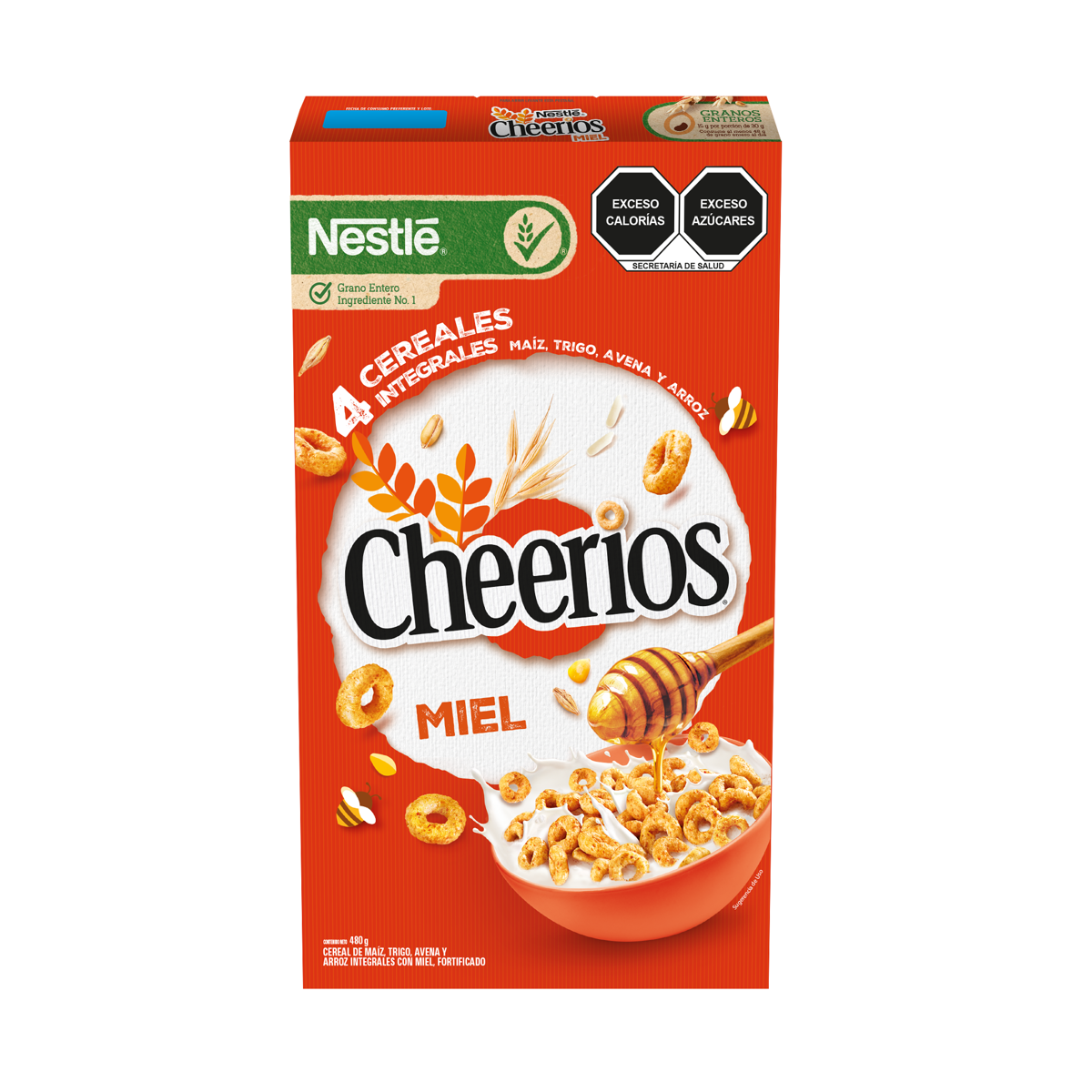 Cereal Nestlé Cheerios Miel con Avena 480g