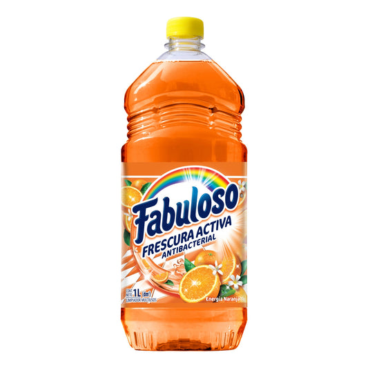 Limpiador Líquido Multiusos Fabuloso Energía Naranja de 1 l