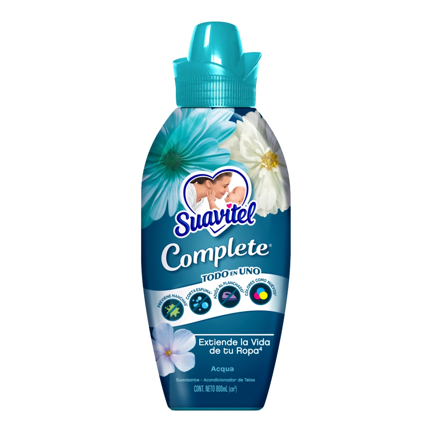 Suavizante de Telas Suavitel Complete Acqua 800ml