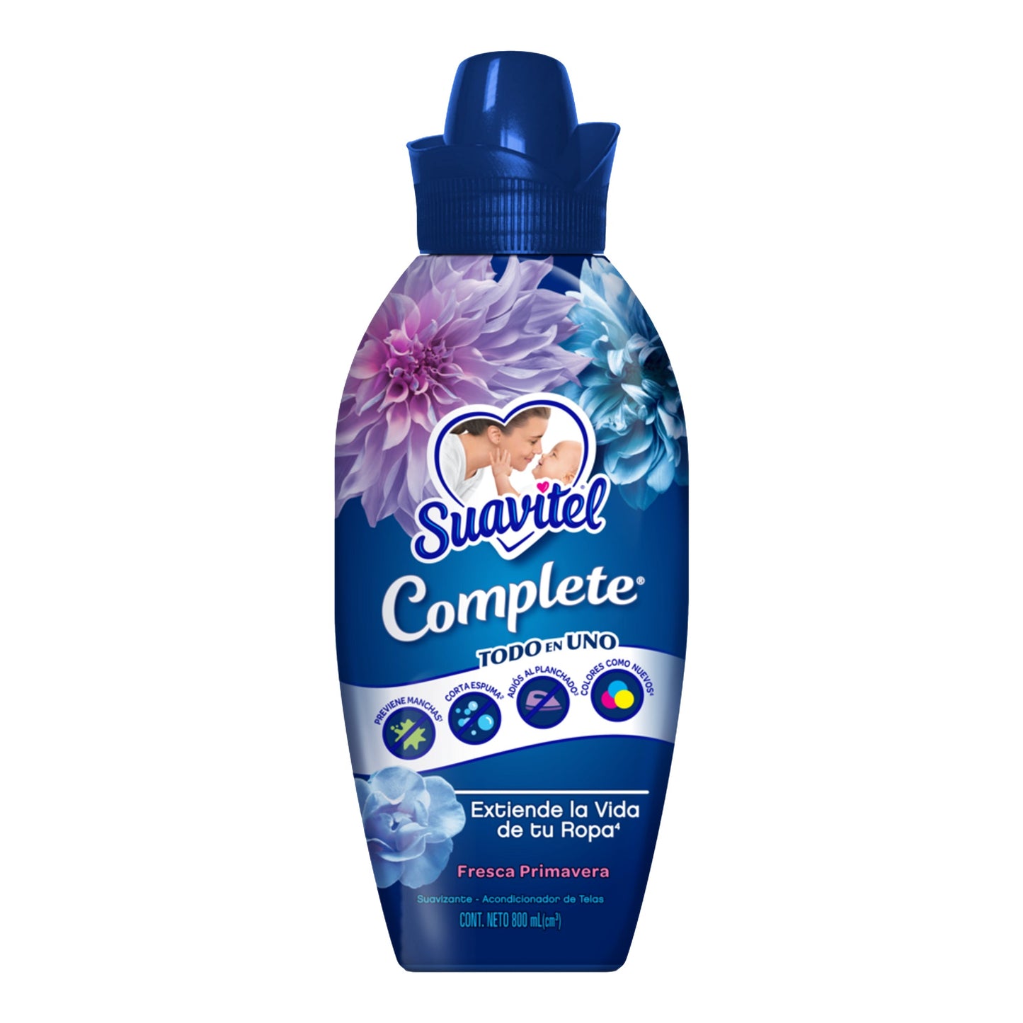 Suavizante de Telas Suavitel Complete Fresca Primavera 800 ml