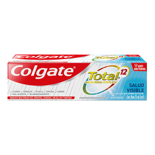 Pasta Dental Colgate Total 12 Salud Visible 75 ml