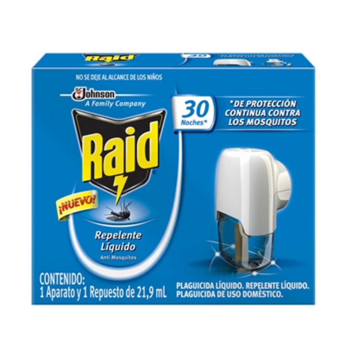 INS RAID 30 NOCHES APARATO 12/21.9ML