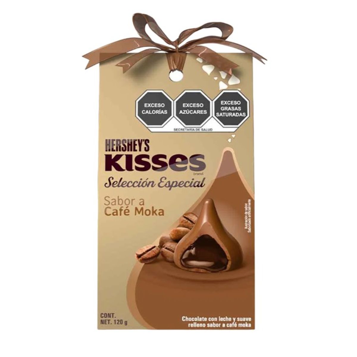 DL CHOC KISSES SELEC ESPEC MOKA120GR