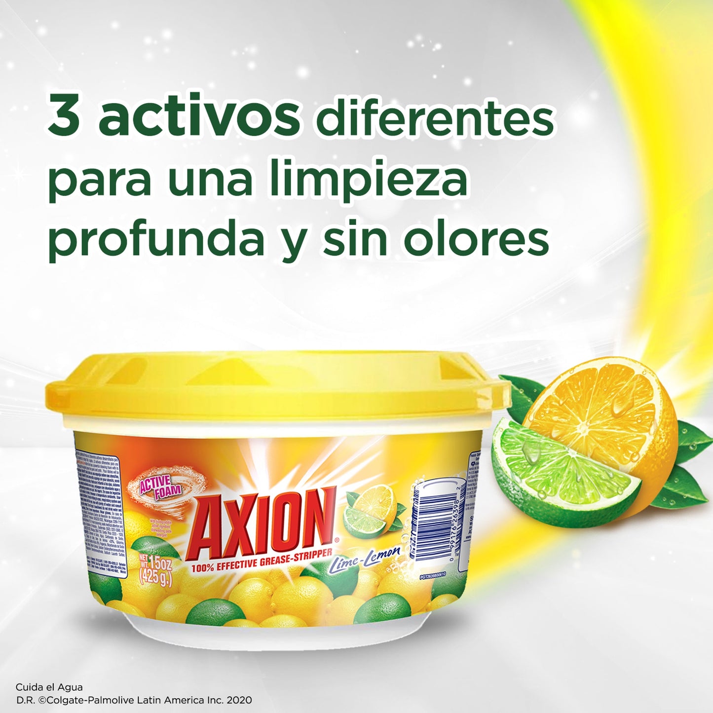 Lavatrastes en Pasta Axion Lima Limón 425 g