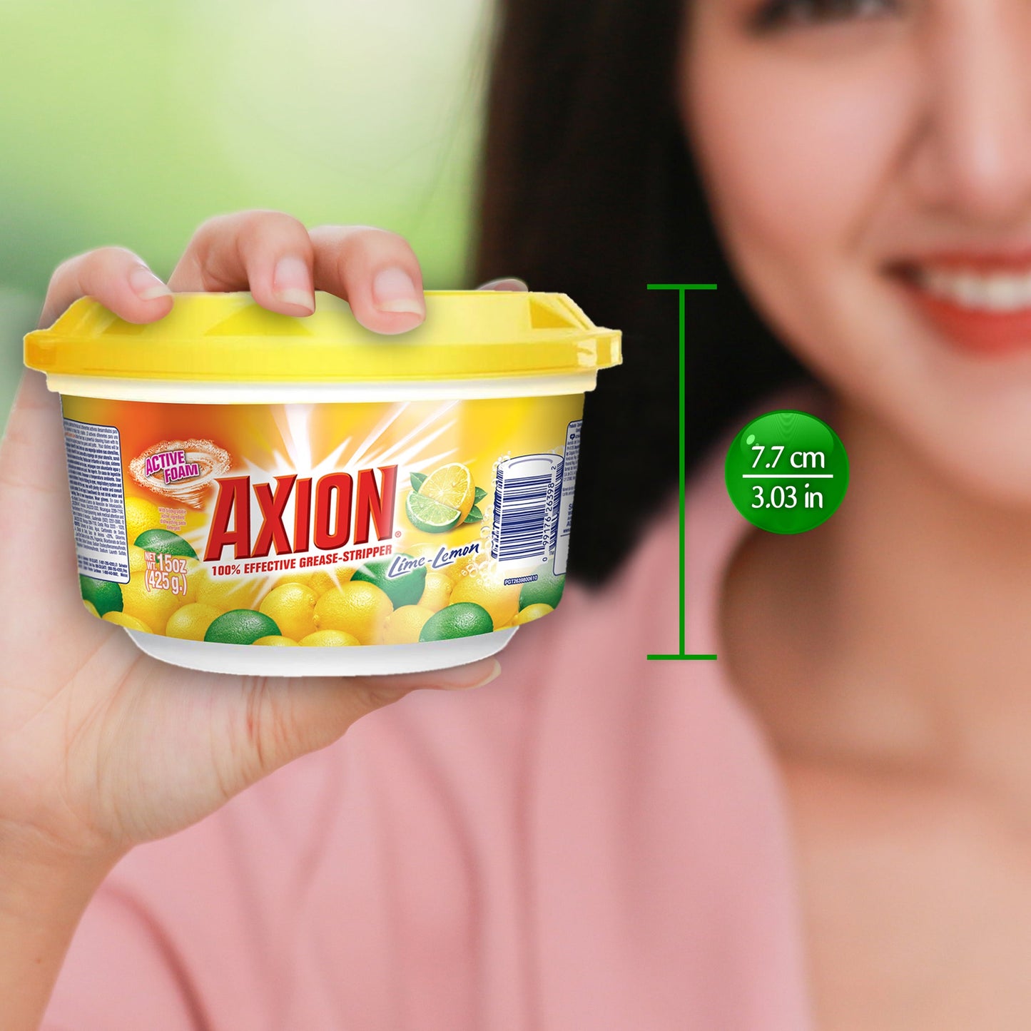 Lavatrastes en Pasta Axion Lima Limón 425 g